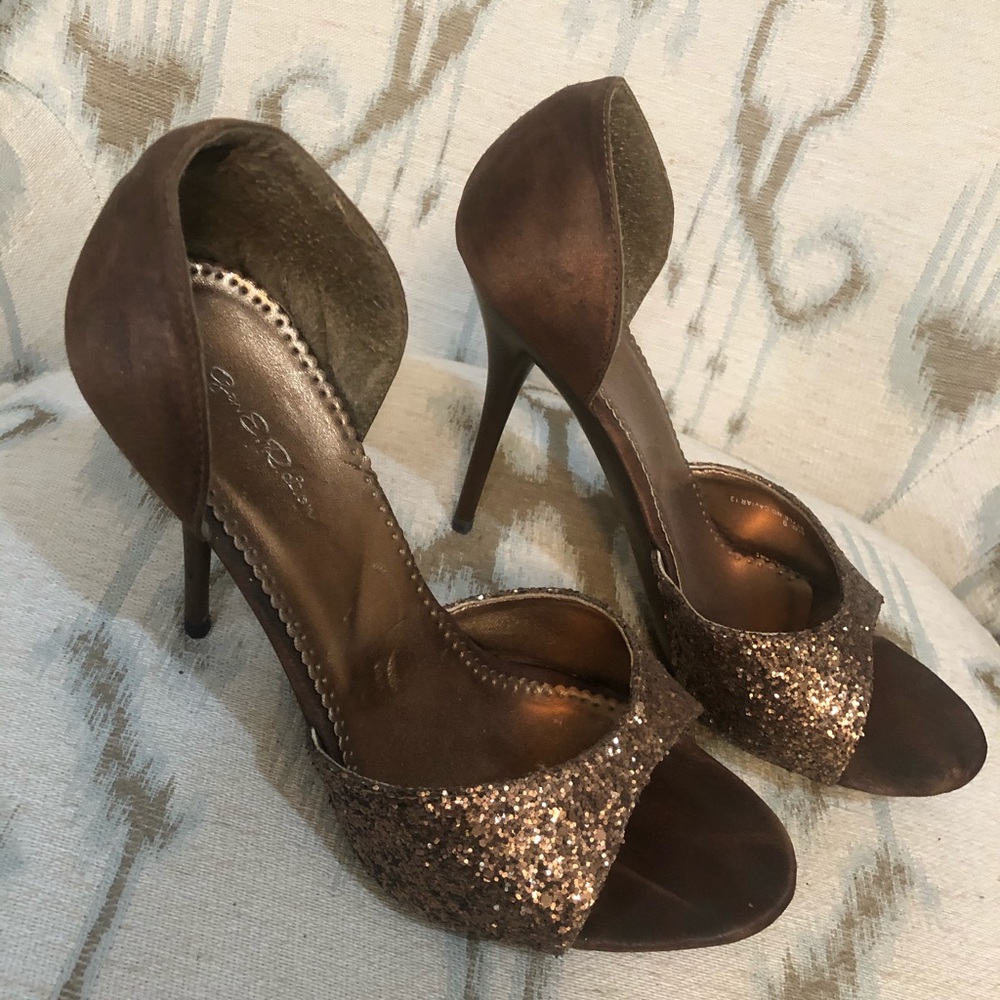Glitter heels